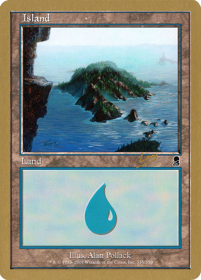 Island (rl335) (Raphael Levy) [World Championship Decks 2002] | Webway Games