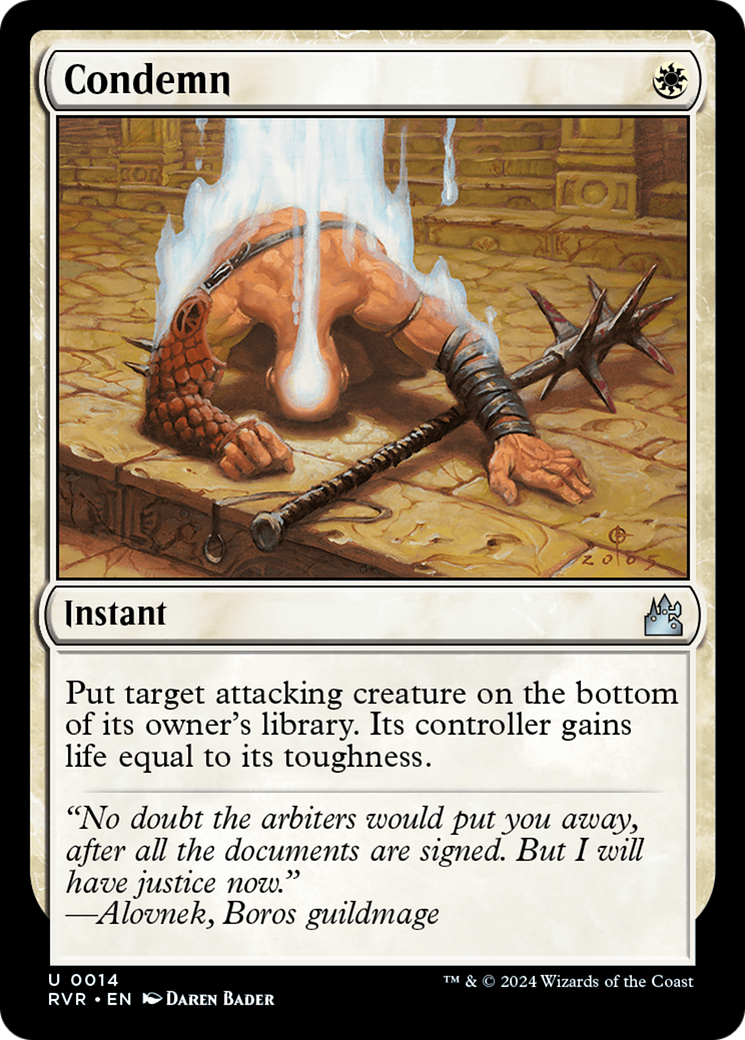 Condemn [Ravnica Remastered] | Webway Games