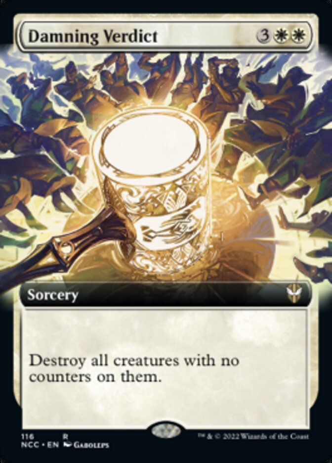 Damning Verdict (Extended Art) [Streets of New Capenna Commander] | Webway Games