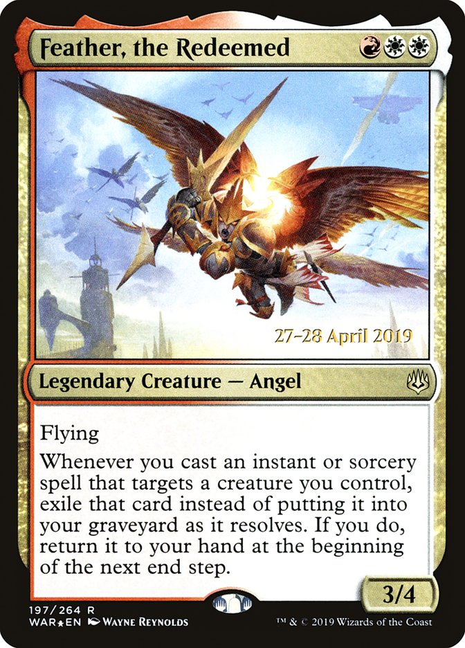 Feather, the Redeemed  [War of the Spark Prerelease Promos] | Webway Games