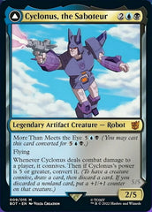 Cyclonus, the Saboteur // Cyclonus, Cybertronian Fighter [Universes Beyond: Transformers] | Webway Games