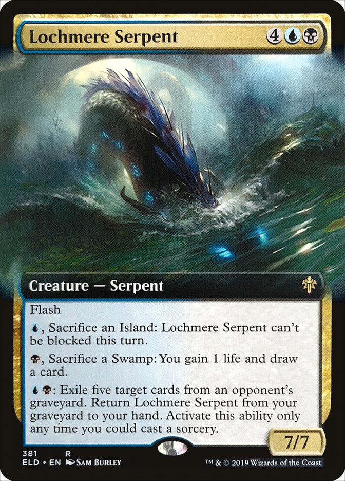 Lochmere Serpent (Extended Art) [Throne of Eldraine] | Webway Games