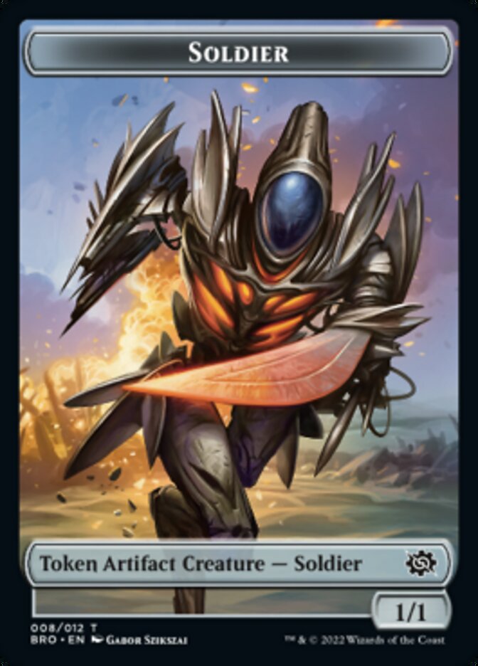 Soldier Token (008) [The Brothers' War Tokens] | Webway Games