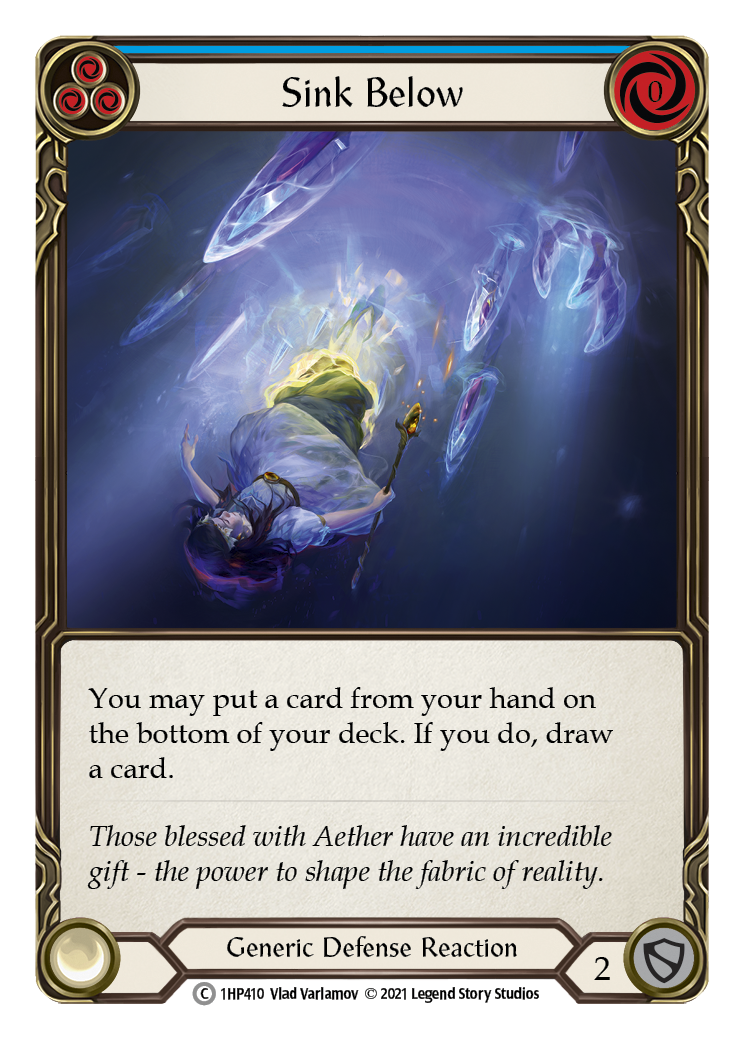 Sink Below (Blue) [1HP410] | Webway Games
