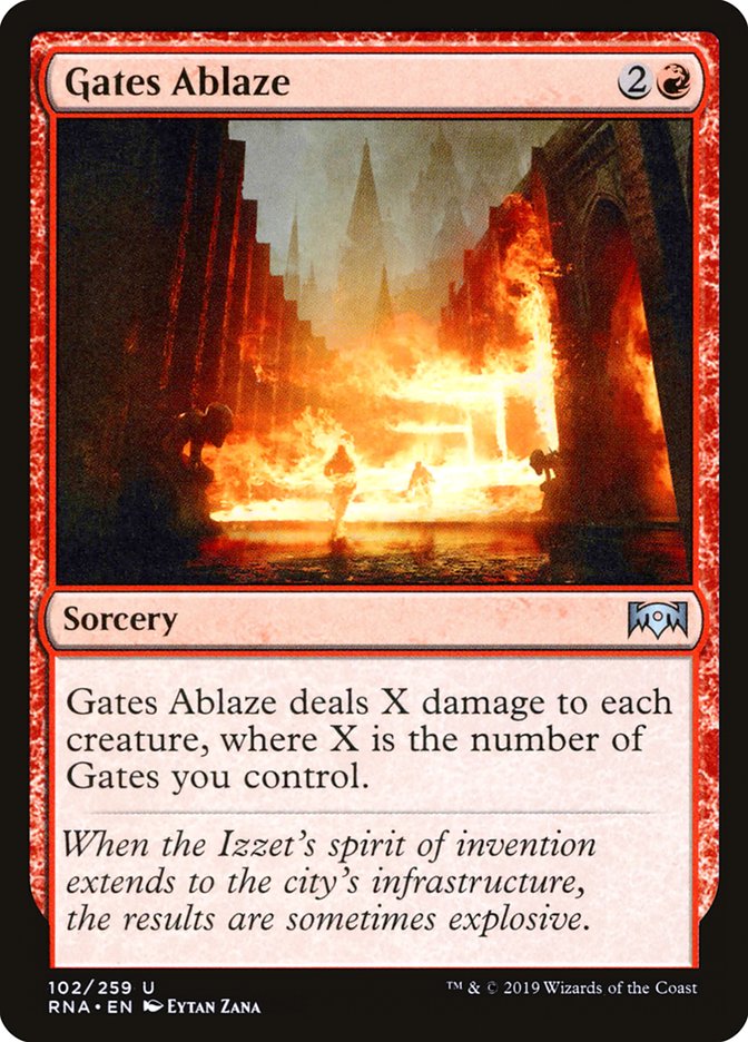 Gates Ablaze [Ravnica Allegiance] | Webway Games