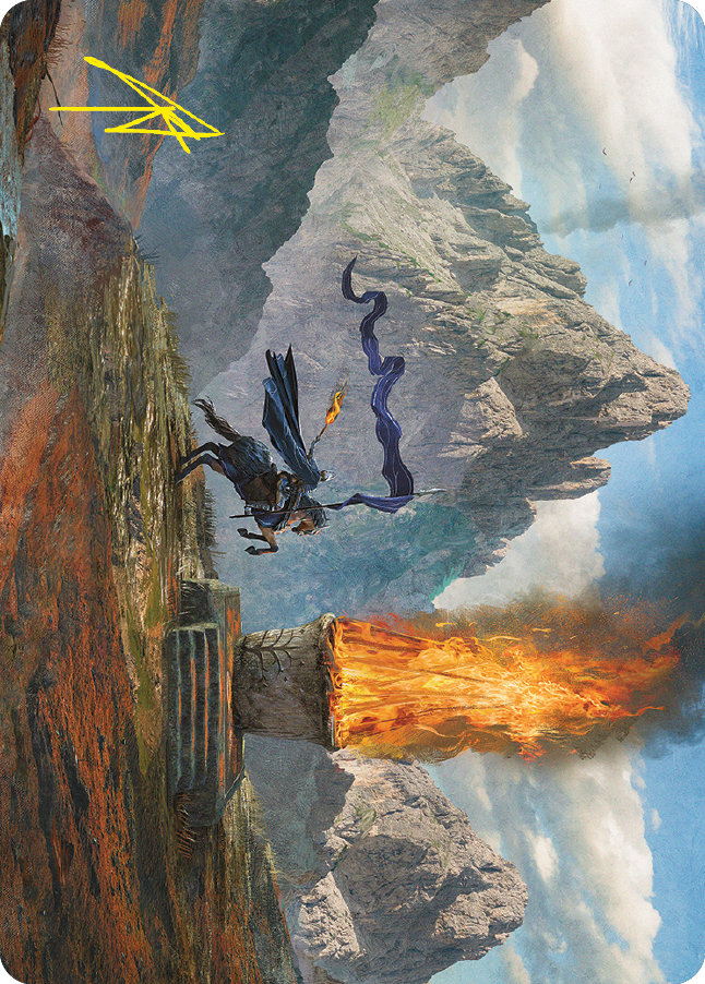 Call for Aid Art Card (Gold-Stamped Signature) [The Lord of the Rings: Tales of Middle-earth Art Series] | Webway Games