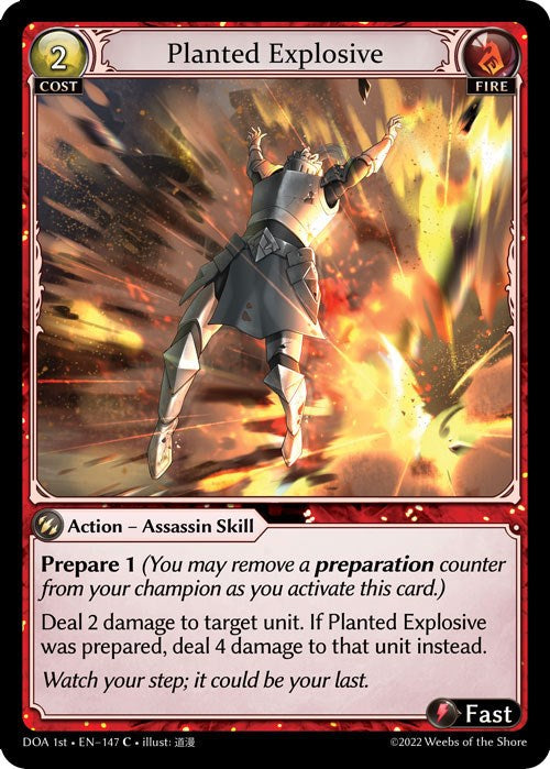 Planted Explosive (147) [Dawn of Ashes: 1st Edition] | Webway Games