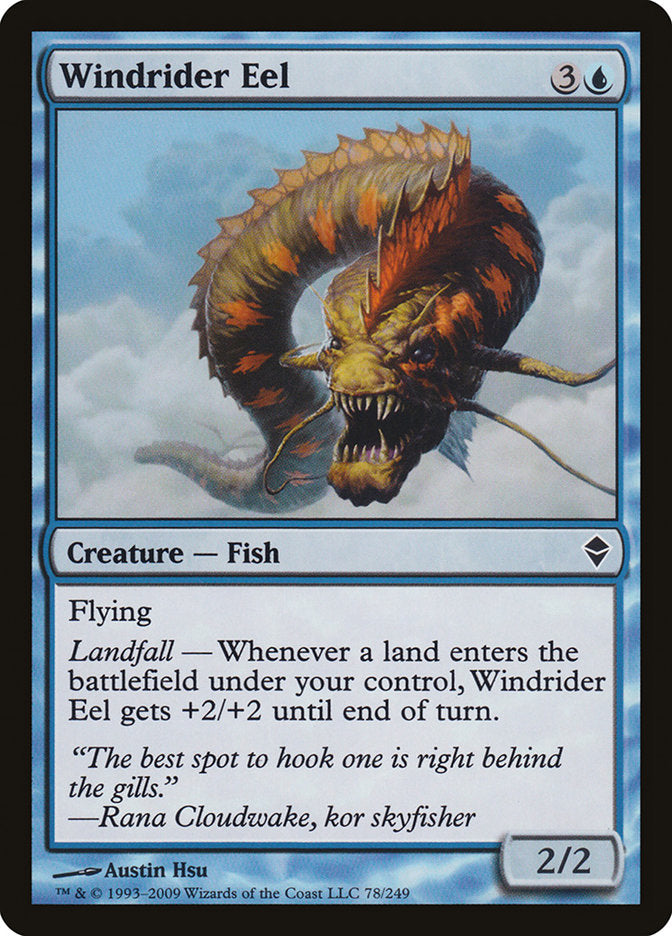 Windrider Eel [Zendikar] | Webway Games