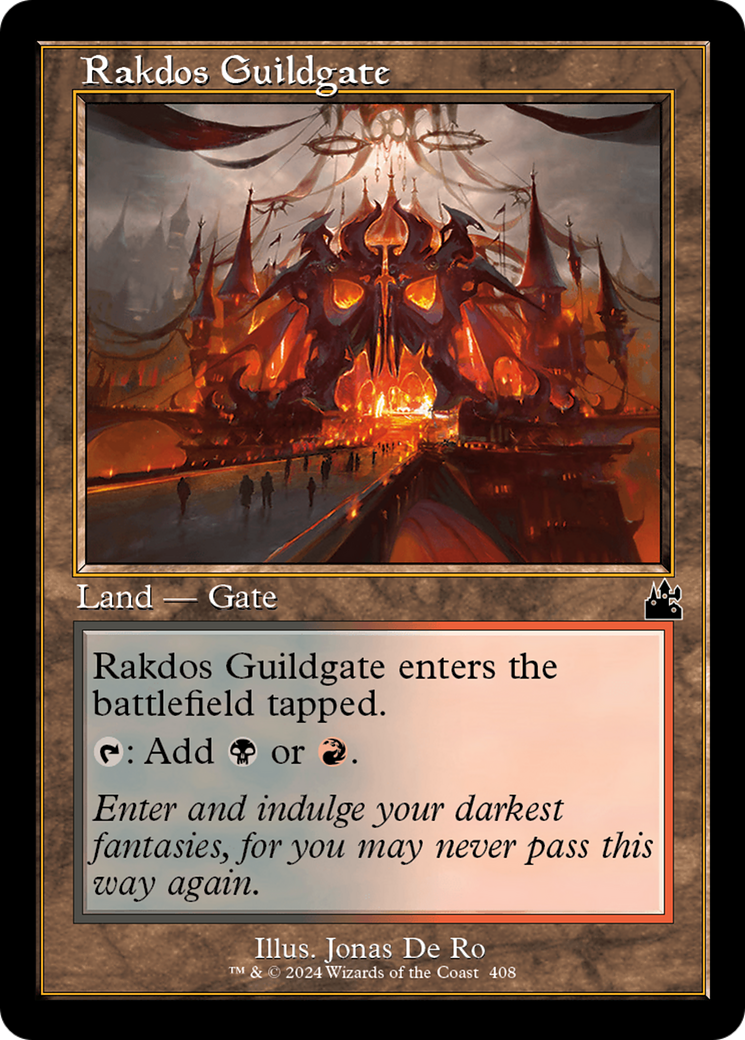 Rakdos Guildgate (Retro Frame) [Ravnica Remastered] | Webway Games