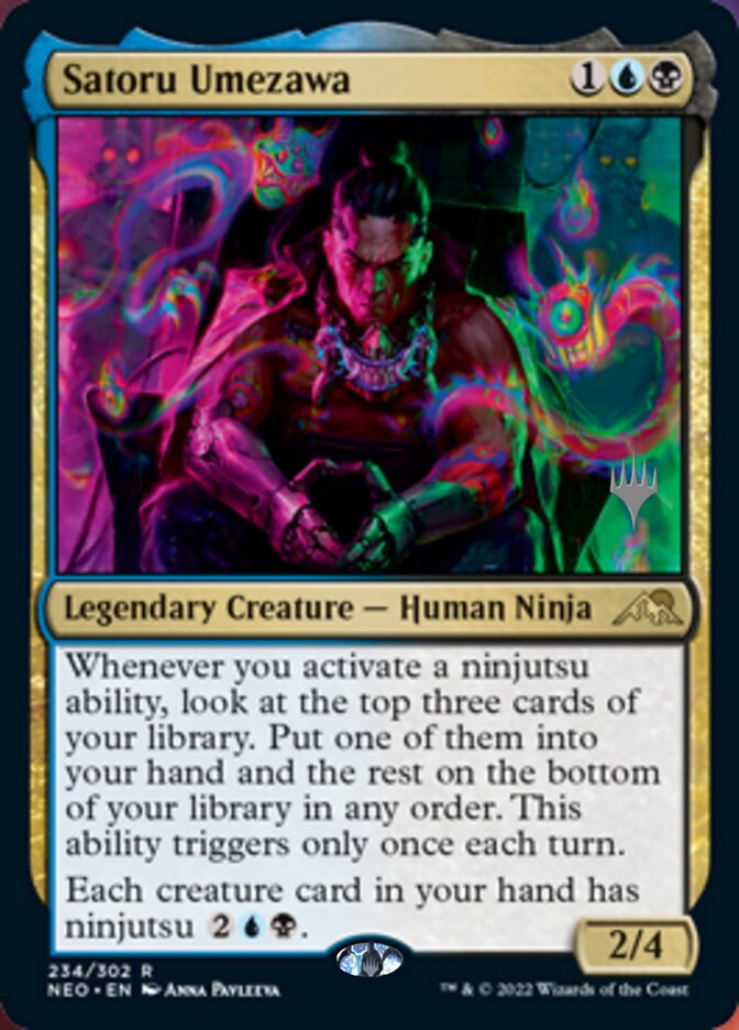 Satoru Umezawa (Promo Pack) [Kamigawa: Neon Dynasty Promos] | Webway Games