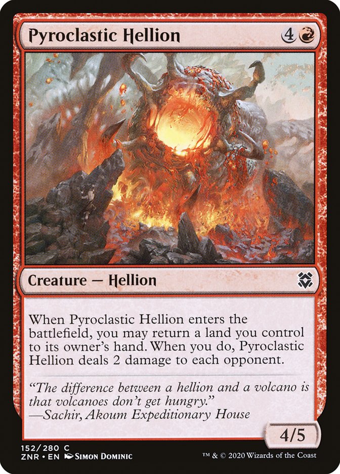 Pyroclastic Hellion [Zendikar Rising] | Webway Games