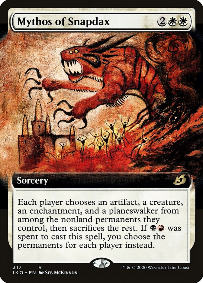 Mythos of Snapdax (Extended Art) [Ikoria: Lair of Behemoths] | Webway Games
