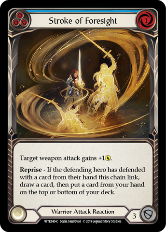 Stroke of Foresight (Blue) [WTR140-C] Alpha Print Rainbow Foil