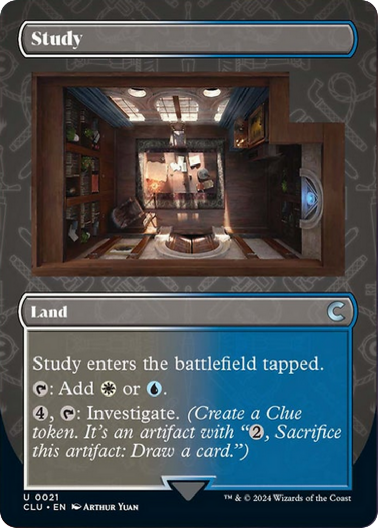Study (Borderless) [Ravnica: Clue Edition] | Webway Games