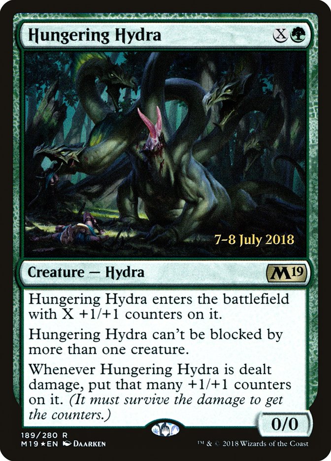 Hungering Hydra  (Prerelease) [Core Set 2019 Prerelease Promos] | Webway Games