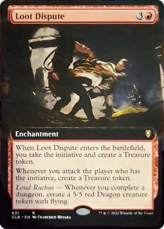 Loot Dispute (Extended Art) [Commander Legends: Battle for Baldur's Gate] | Webway Games