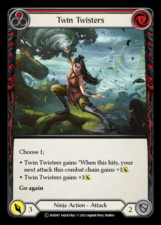 Twin Twisters (Red) [EVR047] (Everfest)  1st Edition Normal | Webway Games