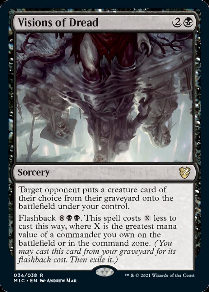 Visions of Dread [Innistrad: Midnight Hunt Commander] | Webway Games