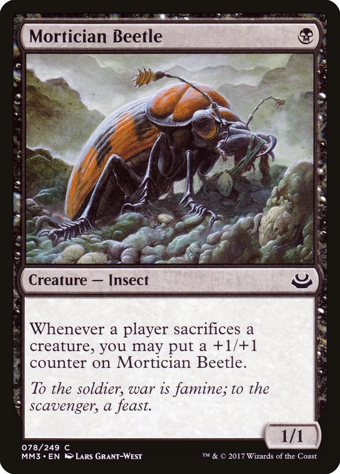 Mortician Beetle [Modern Masters 2017] | Webway Games