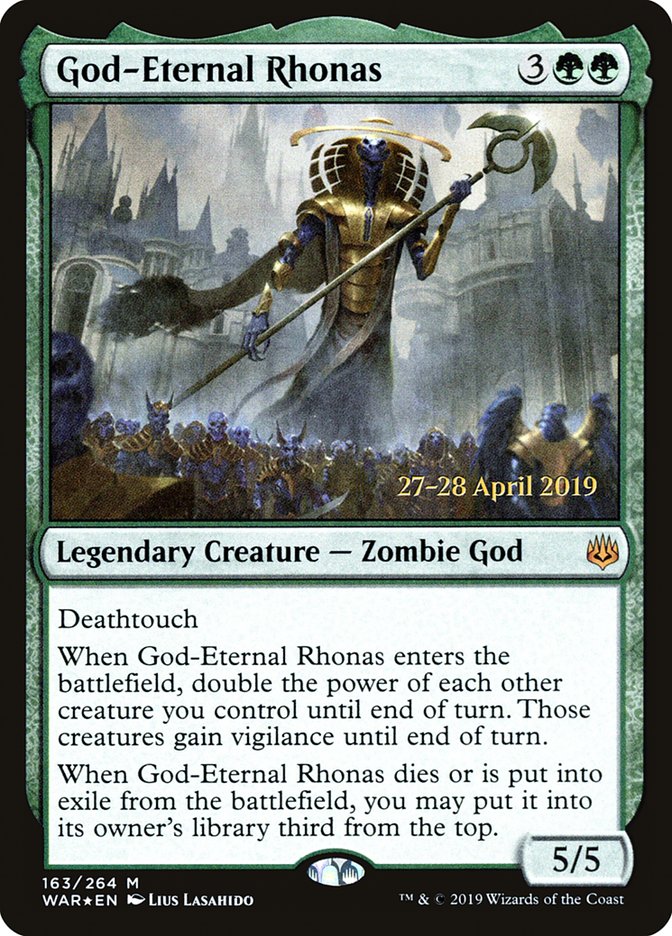 God-Eternal Rhonas  [War of the Spark Prerelease Promos] | Webway Games
