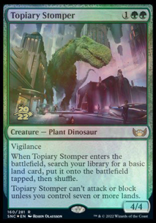 Topiary Stomper [Streets of New Capenna Prerelease Promos] | Webway Games