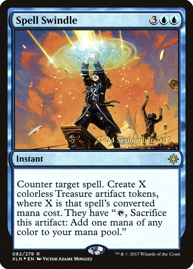 Spell Swindle  (Prerelease) [Ixalan Prerelease Promos] | Webway Games