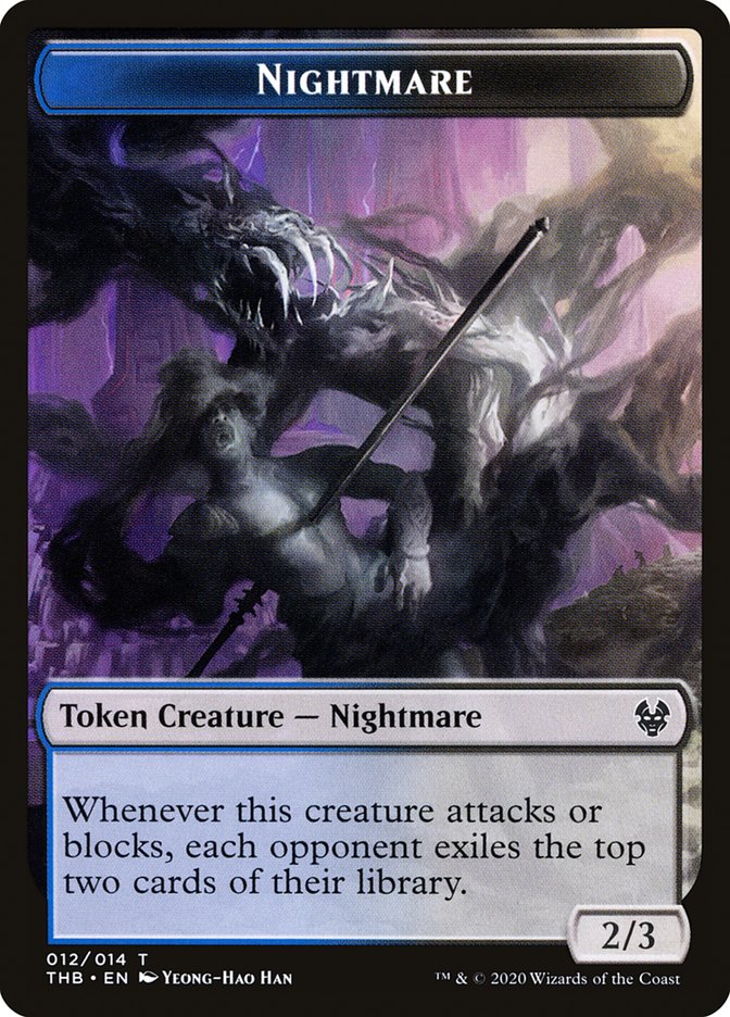 Nightmare Token [Theros Beyond Death] | Webway Games