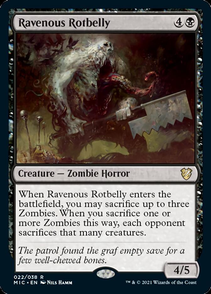 Ravenous Rotbelly [Innistrad: Midnight Hunt Commander] | Webway Games