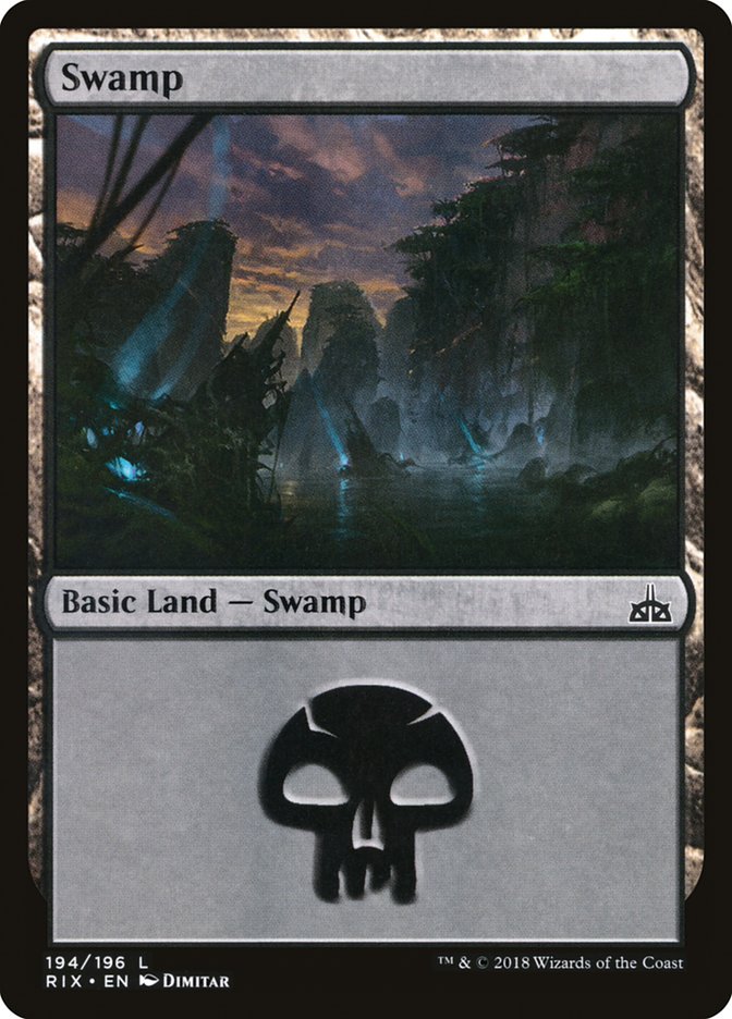 Swamp (#194) [Rivals of Ixalan] | Webway Games