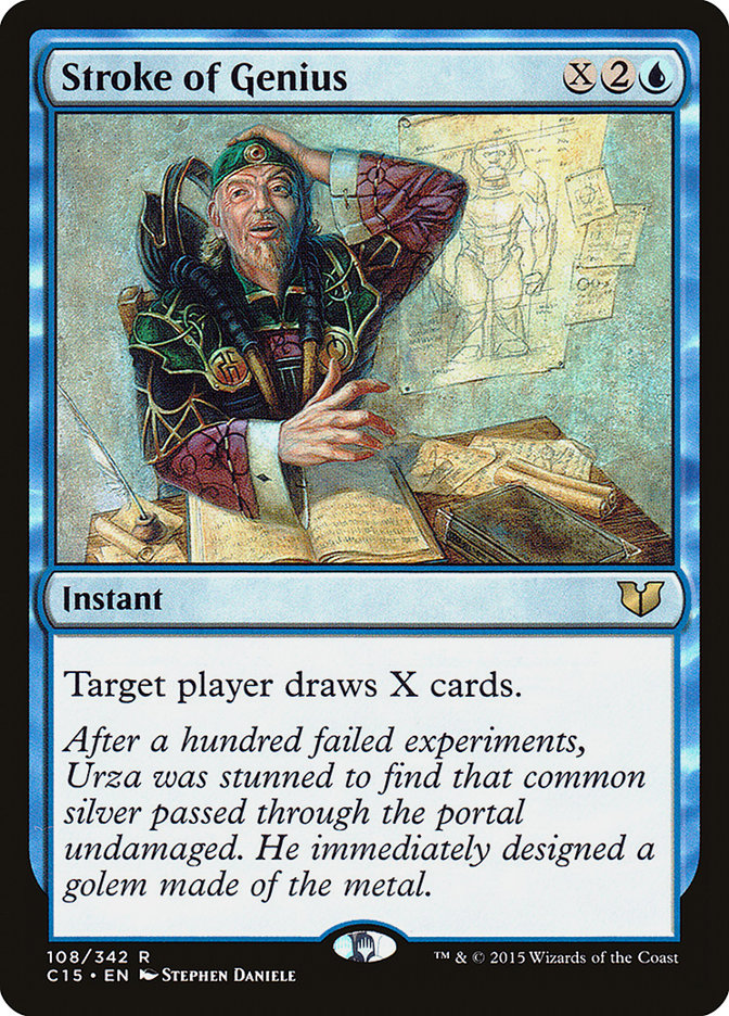 Stroke of Genius [Commander 2015] | Webway Games