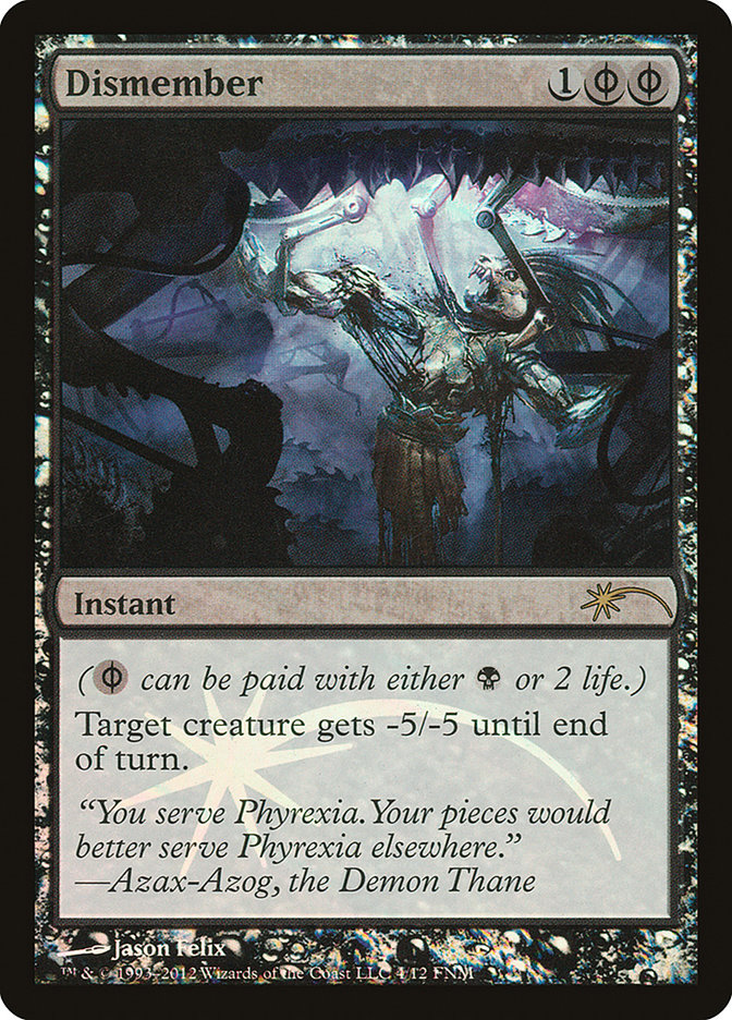 Dismember [Friday Night Magic 2012] | Webway Games