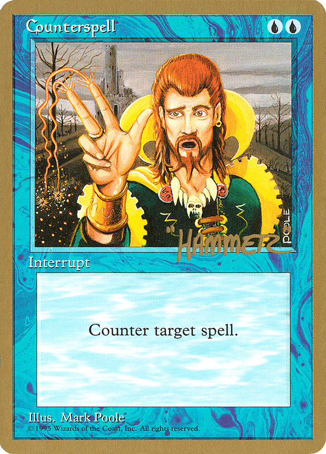 Counterspell (Shawn "Hammer" Regnier) [Pro Tour Collector Set] | Webway Games