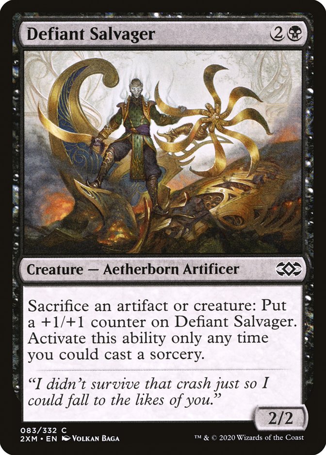 Defiant Salvager [Double Masters] | Webway Games