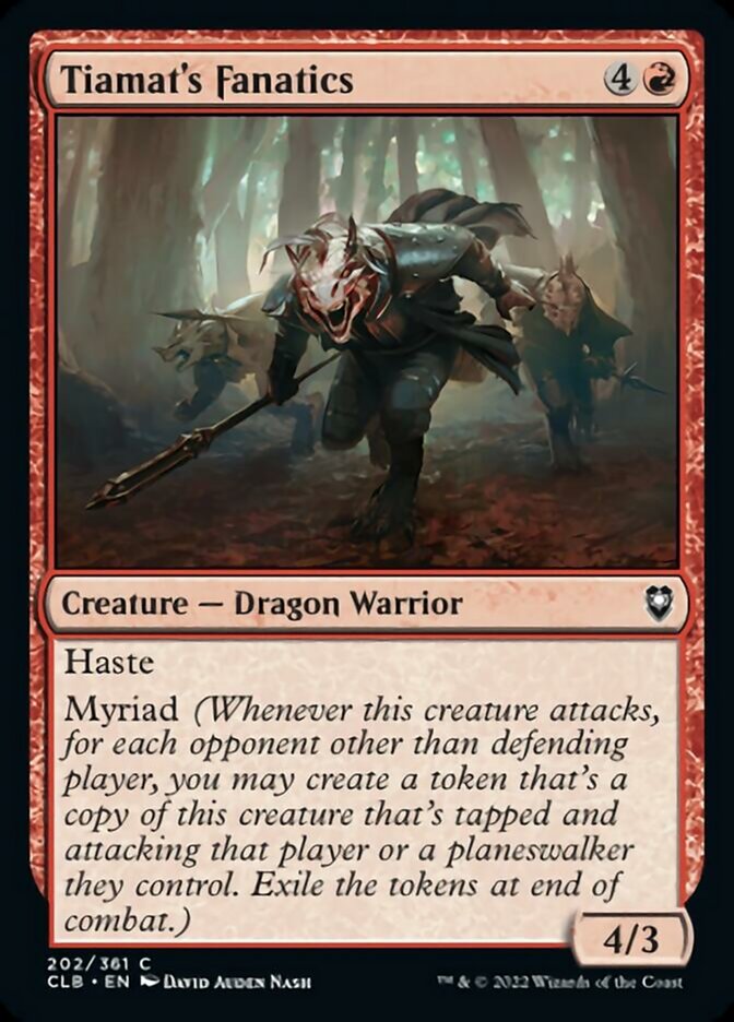 Tiamat's Fanatics [Commander Legends: Battle for Baldur's Gate] | Webway Games