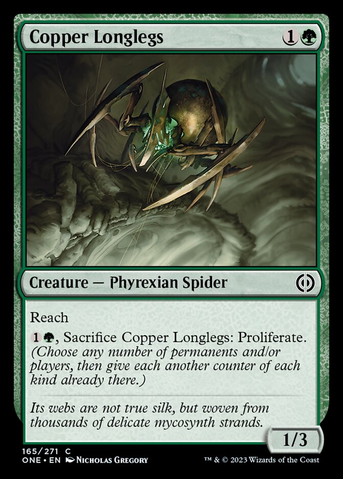 Copper Longlegs [Phyrexia: All Will Be One] | Webway Games