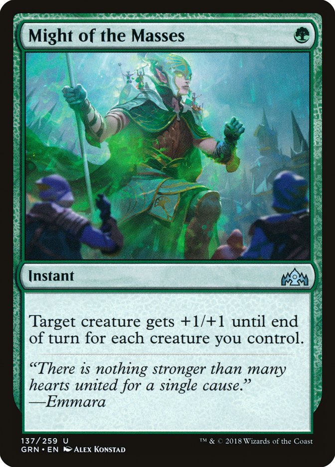 Might of the Masses [Guilds of Ravnica] | Webway Games