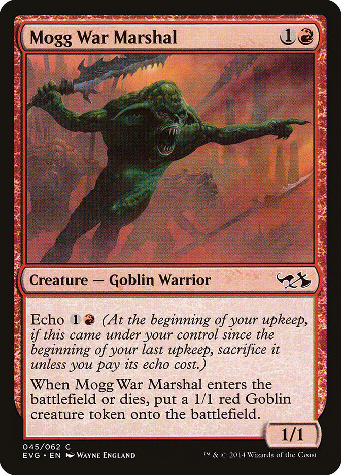 Mogg War Marshal (Elves vs. Goblins) [Duel Decks Anthology] | Webway Games