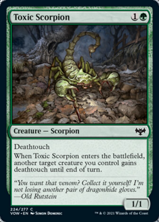Toxic Scorpion [Innistrad: Crimson Vow] | Webway Games