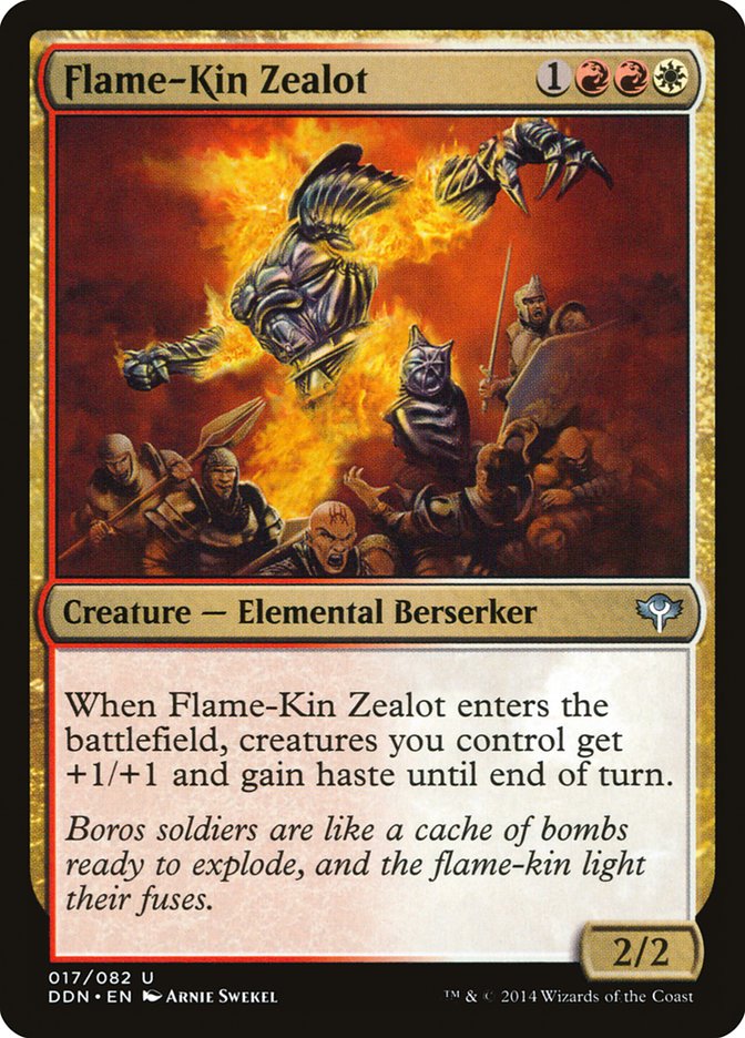 Flame-Kin Zealot [Duel Decks: Speed vs. Cunning] | Webway Games