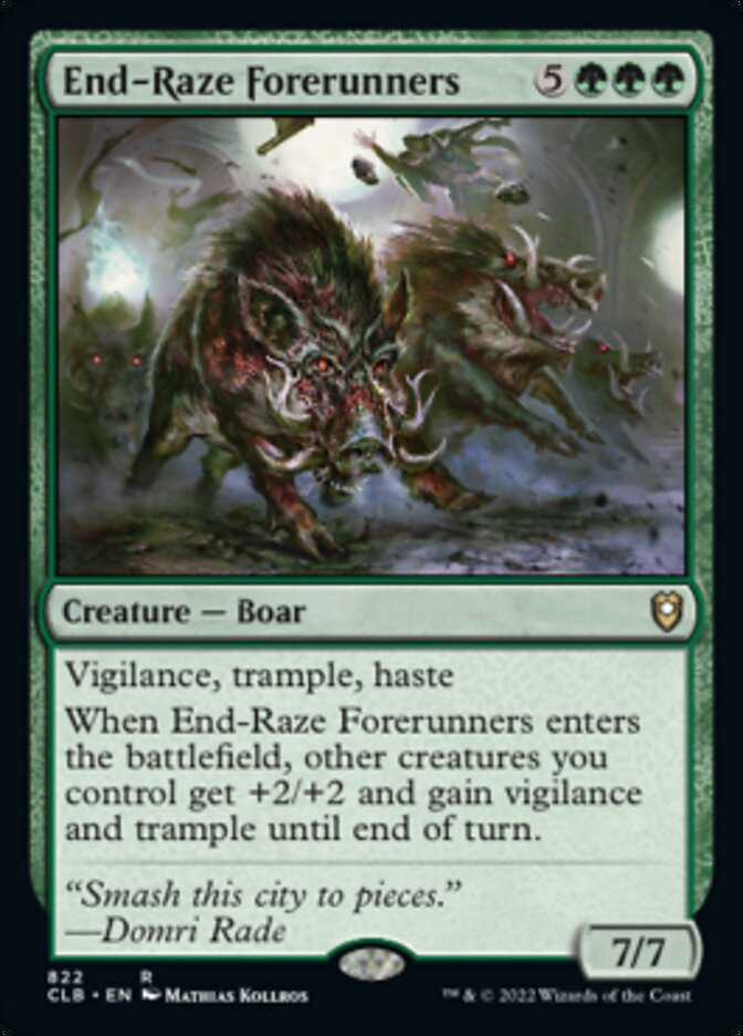End-Raze Forerunners [Commander Legends: Battle for Baldur's Gate] | Webway Games