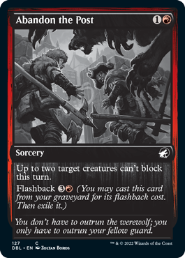 Abandon the Post [Innistrad: Double Feature] | Webway Games
