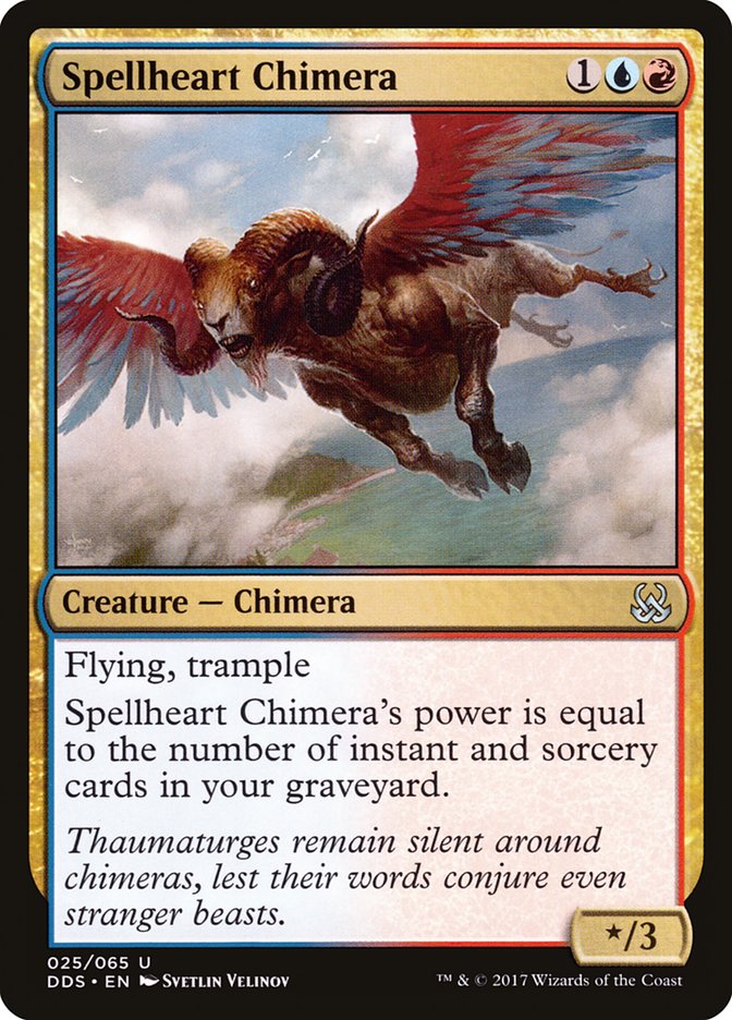 Spellheart Chimera [Duel Decks: Mind vs. Might] | Webway Games