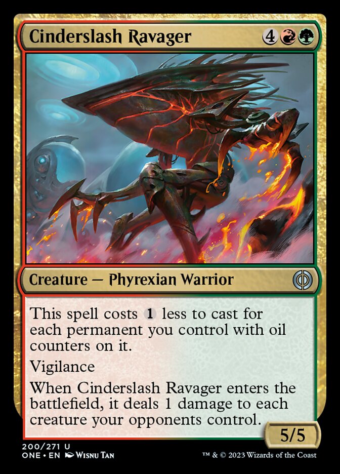 Cinderslash Ravager [Phyrexia: All Will Be One] | Webway Games