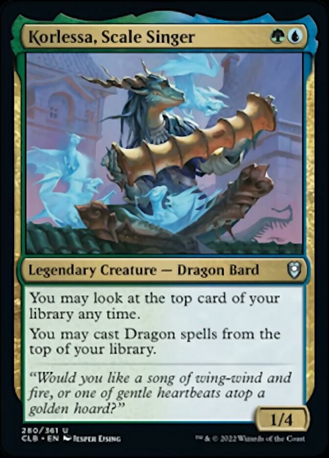 Korlessa, Scale Singer [Commander Legends: Battle for Baldur's Gate] | Webway Games