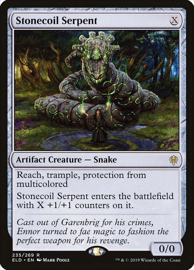 Stonecoil Serpent [Throne of Eldraine] | Webway Games