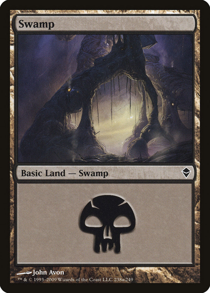 Swamp (#238a) [Zendikar] | Webway Games