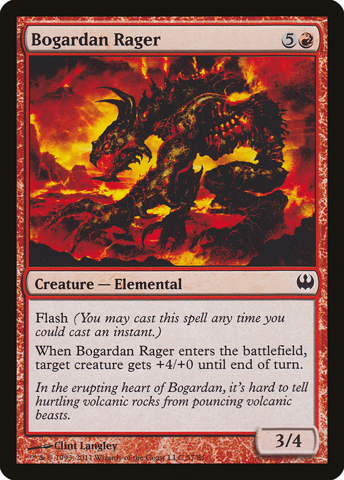 Bogardan Rager [Duel Decks: Knights vs. Dragons] | Webway Games