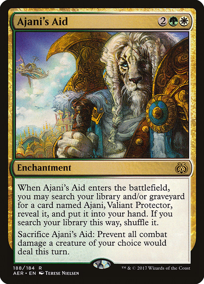 Ajani's Aid [Aether Revolt] | Webway Games
