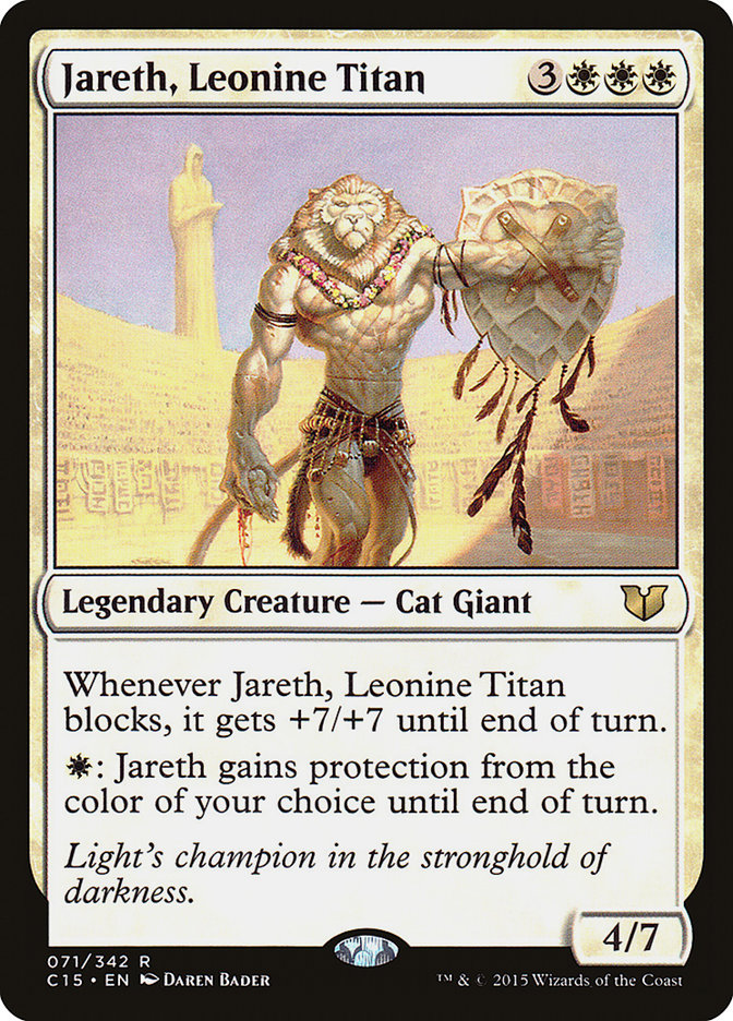 Jareth, Leonine Titan [Commander 2015] | Webway Games