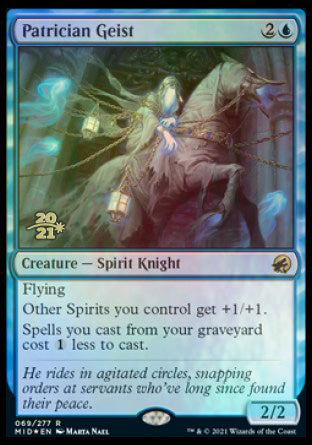 Patrician Geist [Innistrad: Midnight Hunt Prerelease Promos] | Webway Games